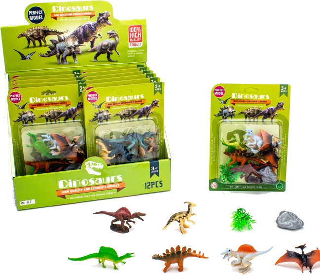 Set van 8 Dinosaurussen Figuren