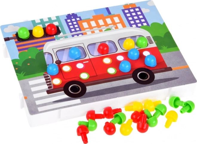 Educatieve puzzel kleurrijke mozaïek voor kinderen