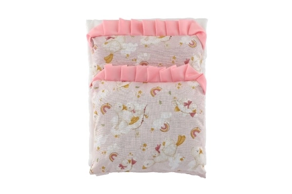 Doll Bedding Set with Pillow and Mat