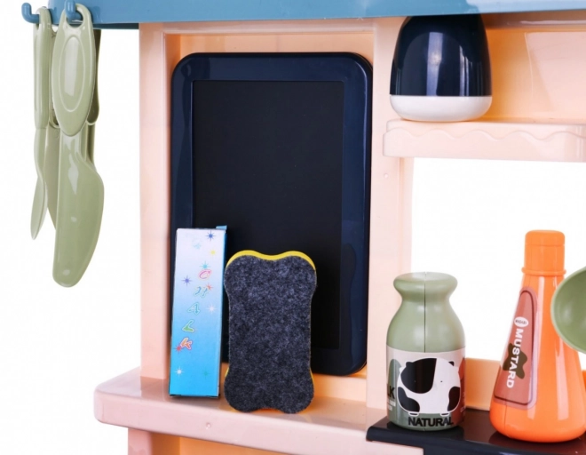 Moderne kinderkeuken met stromend water en 42 accessoires