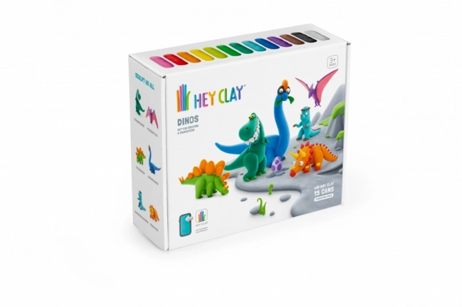 Plasticine Hey Clay set Dinosaurussen