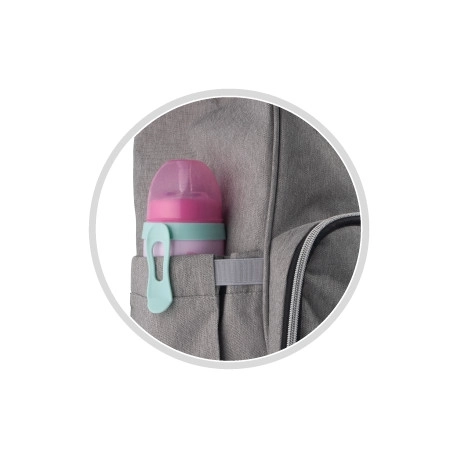 Verschoningsrugzak voor moeders Canpol BABIES Lady Mum grijs