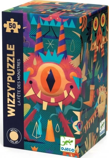 Metallic Puzzle Monster Party 50 Pieces