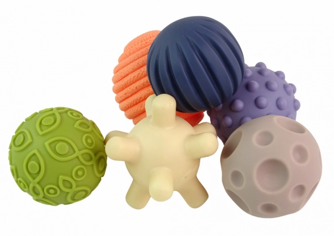 Set van 6 zintuiglijke ballen Kleurrijk