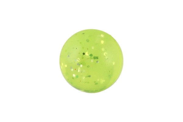 Kleurrijke stuiterbal met glitter