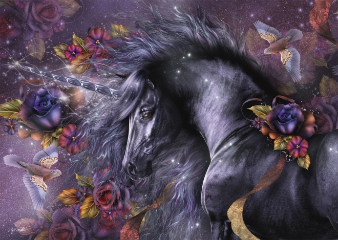 Puzzel Blauwe Roos