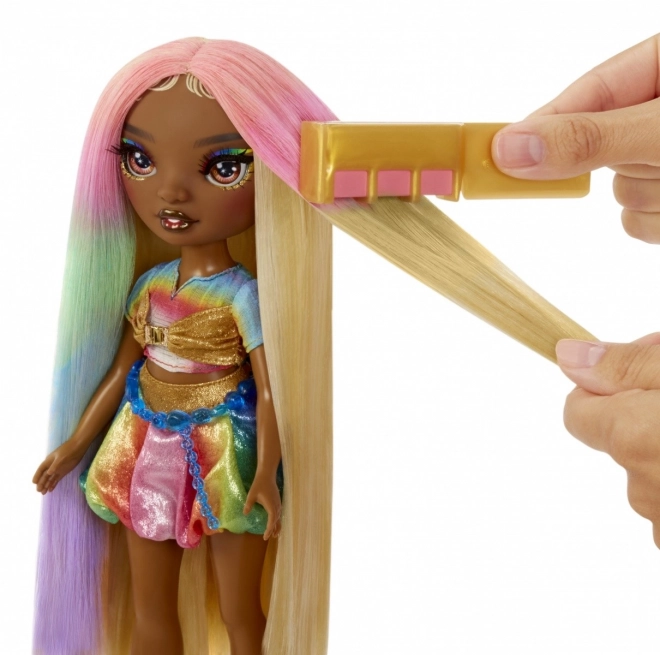 Rainbow High Doll Meline with Hair Chalks