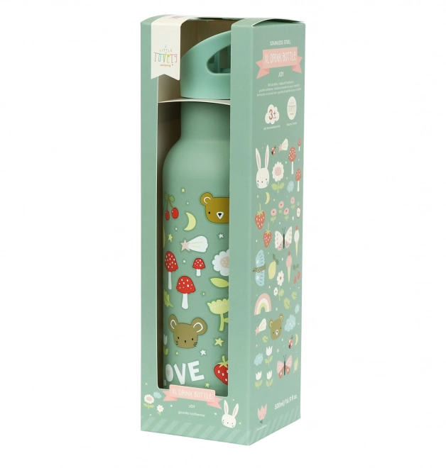 A Little Lovely Company Stainless steel drinking bottle 500 ml – Joy