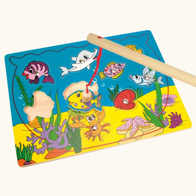 Bino Magnetisch Aquarium Vissenvangspel
