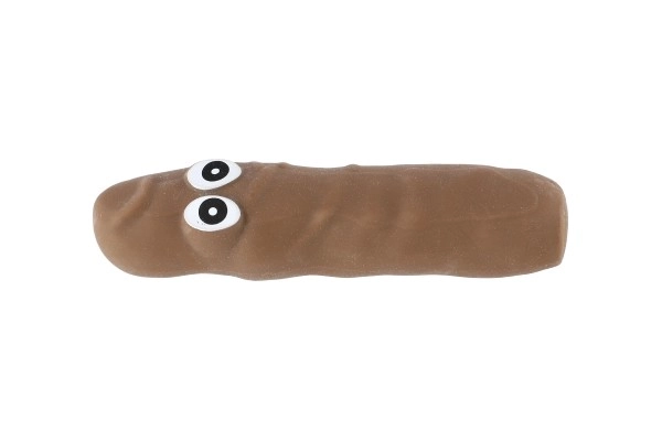 Poep antistress 14cm elastisch vormbaar in zakje 12st in doos