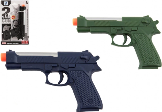 Plastic Toy Gun 17 cm with Light and Sound