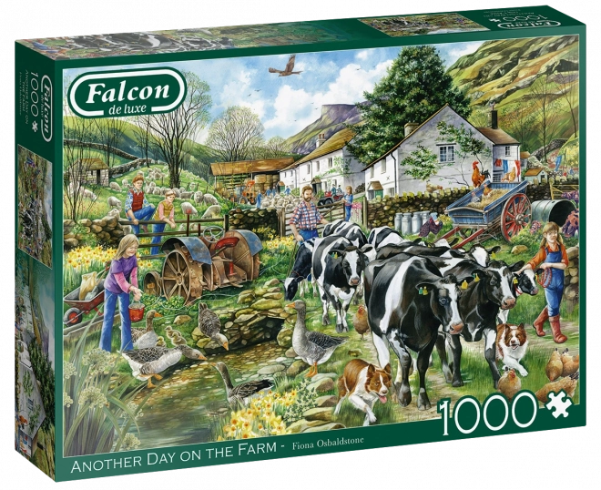 Puzzel Volgende dag op de boerderij 1000 stukjes