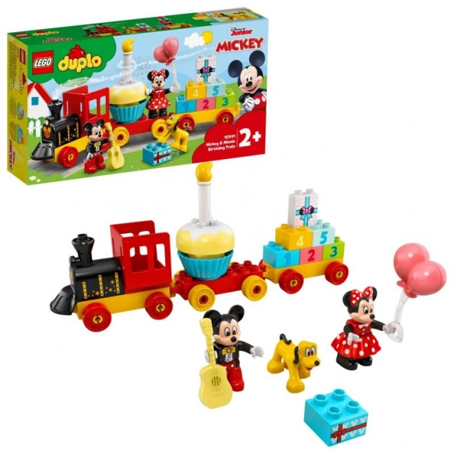 LEGO 10941 DUPLO Verjaardagstrein van Mickey en Minnie