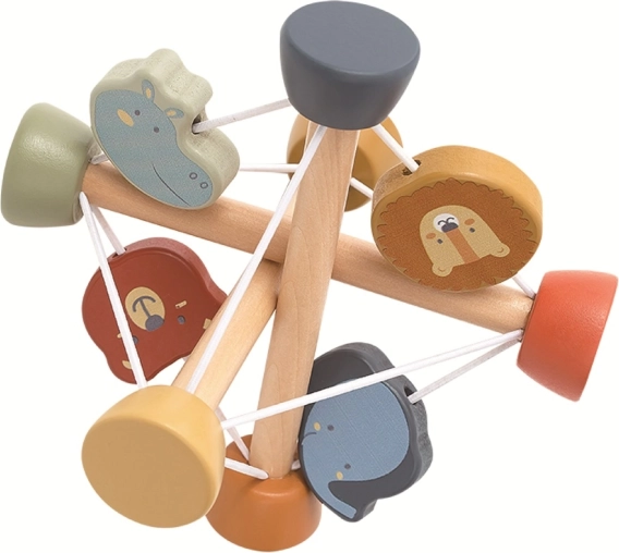 Boule d’activité en bois Safari 2Kids Toys