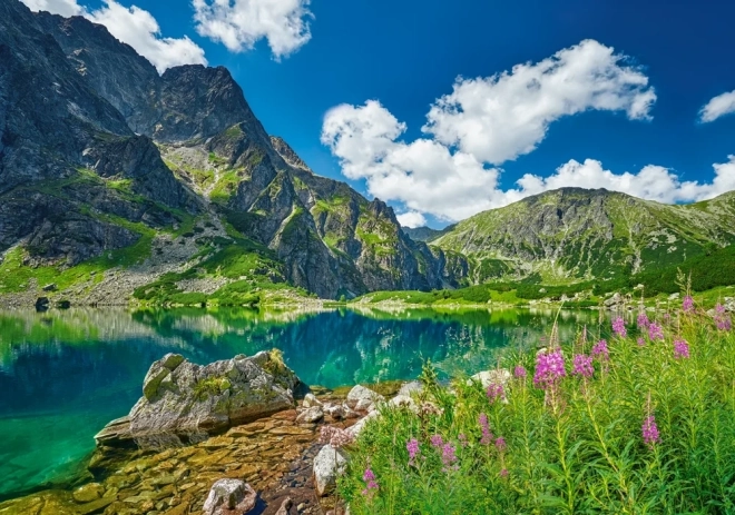 Puzzel Czarny Staw pod Rysami, Tatra 500 stukjes