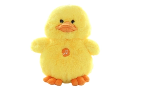 Plys Eendje geluid 22 cm