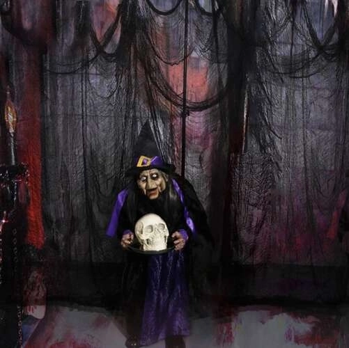 Décoration d'Halloween toile d'araignée 198 x 76 cm