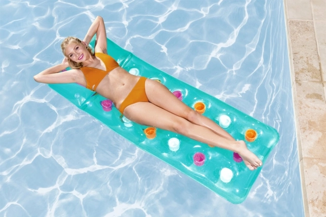 Inflatable Mattress with Pillow 188x71cm – Orange