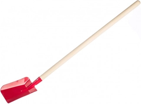 Kinderschaufel mit Holzstiel 80 cm – Rot