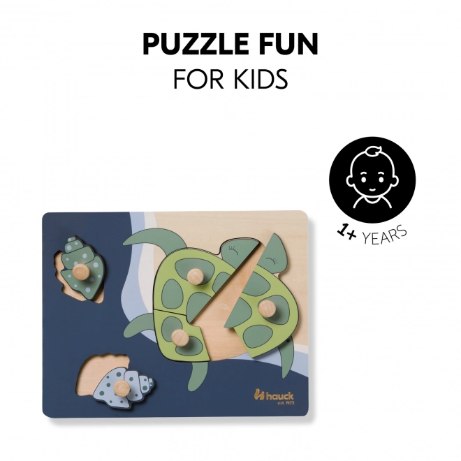Holzpuzzle Schildkröte