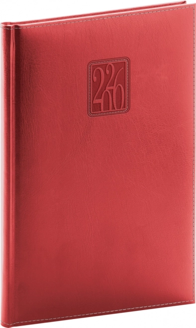 Notique Weekly Diary Panama Red 2026