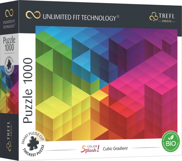 Puzzle TREFL UFT Color Splash blokjesgradient 1000 stukjes