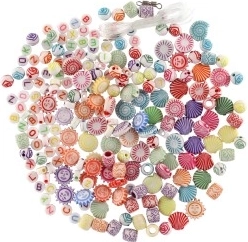 Perles colorées pour des combinaisons infinies