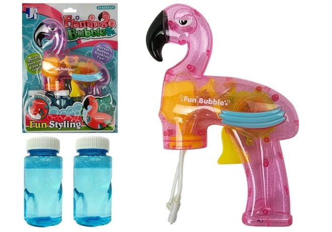 Flamingo roze bellenpistool