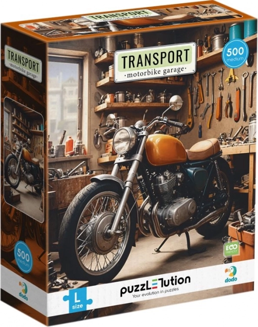 Puzzel Dodo Vervoer: Motorwereld 500 Stukjes