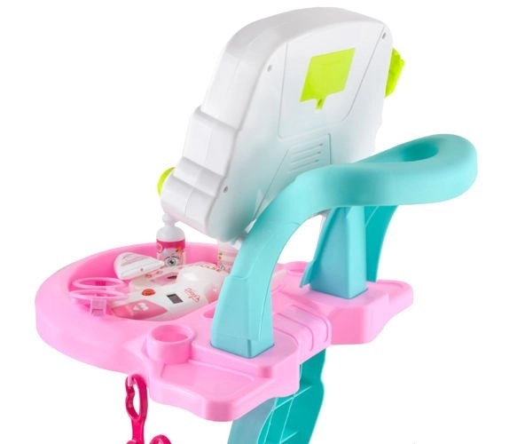 Kleine doktersset - roze karretje