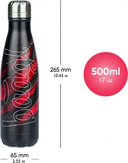 Baagl thermosfles met metalen dop Lava 500 ml