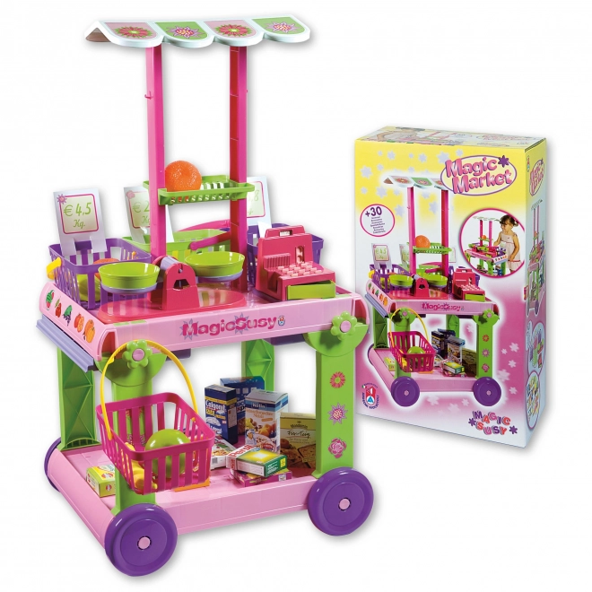 Androni Mobiele Markt met 30 Accessoires - hoogte 85 cm