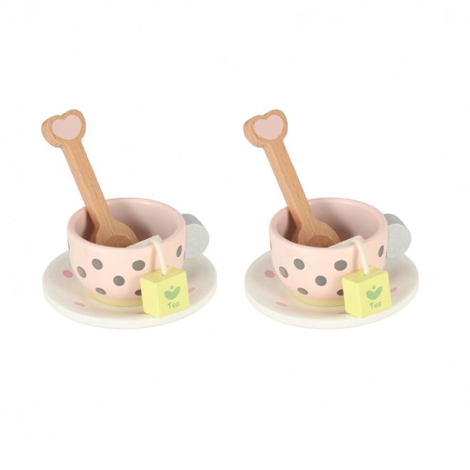 Lulilo houten thee- en koffieset