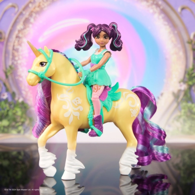 Beeldjes Ava en Leaf van Unicorn Academy