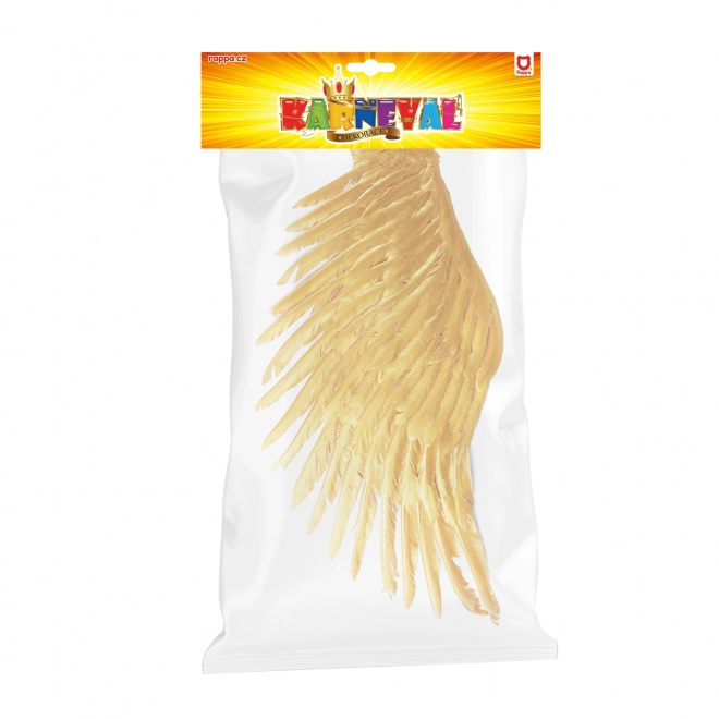 Engelachtige gouden vleugels