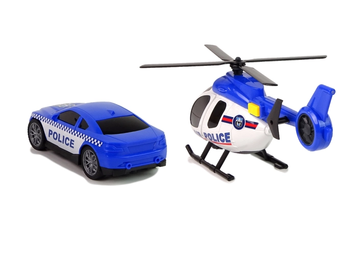 Draaiende propellers van de helikopter