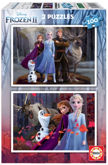 Educa Puzzel Frozen 2, 2x100 stukjes