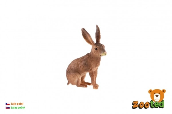 Hazewindhondje zooted plastic 6cm in zakje