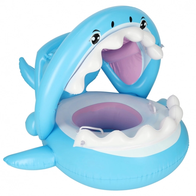Shark Floatie with Sun Canopy for Babies