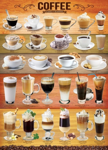 Coffee Puzzle 1000 Pieces