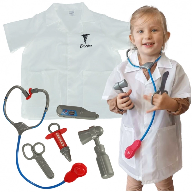 Kostuum kinderdokter met accessoires 3-8 jaar