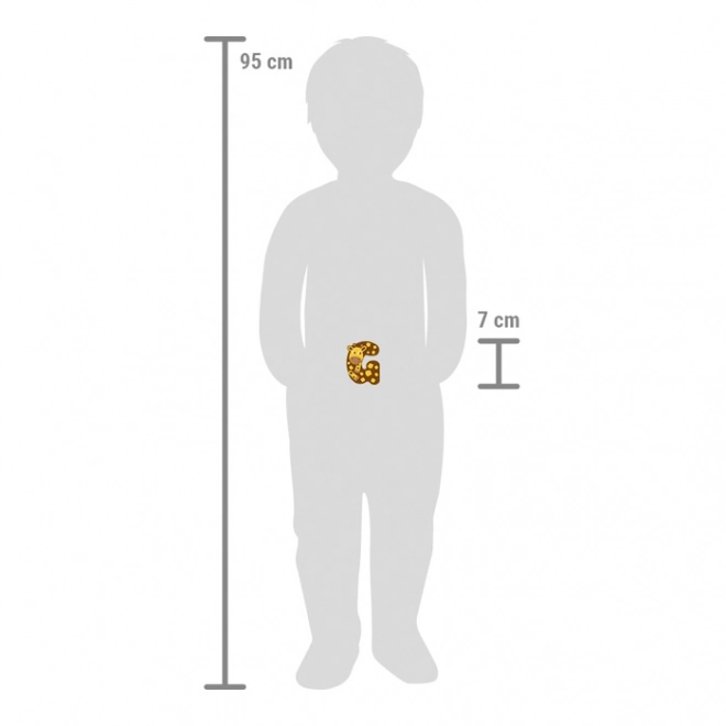 Small Foot houten letter G giraffe