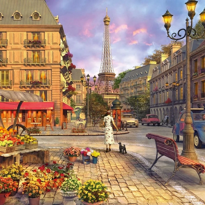 Puzzle Spaziergang durch Paris 500 Teile