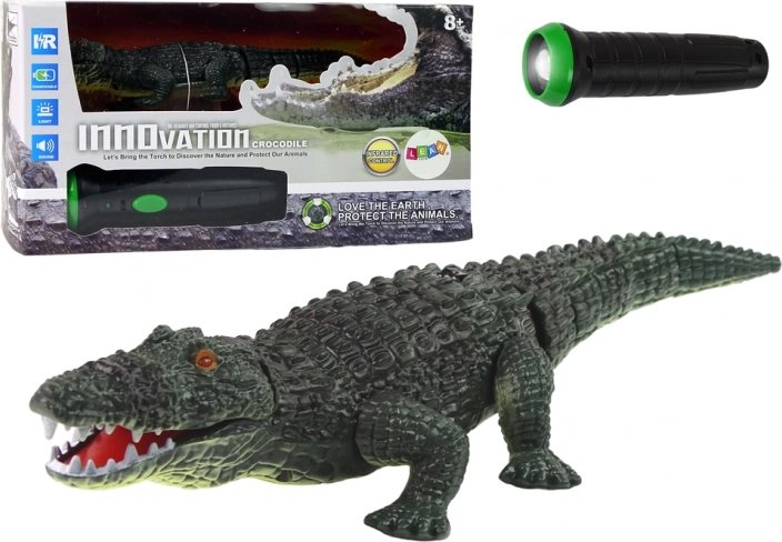 RC krokodil met lichtbesturing