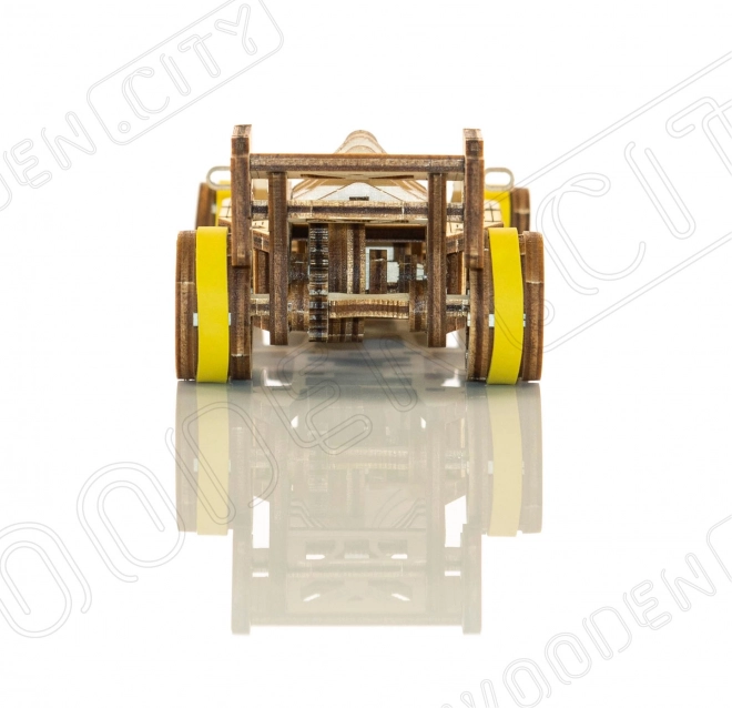 WOODEN CITY 3D puzzel Raceauto Bolid 108 onderdelen