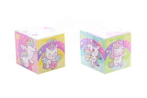 Folding Cube with Unicorn for Children