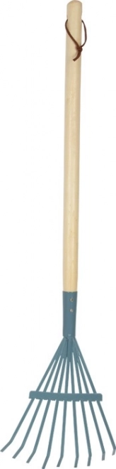 Râteau de jardin pour enfants SMALL FOOT – bleu, 73 cm