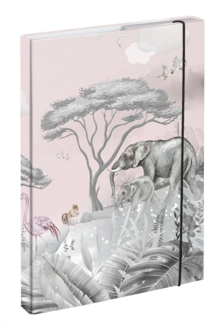 BAAGL Mappen voor schoolschriften A4 Safari