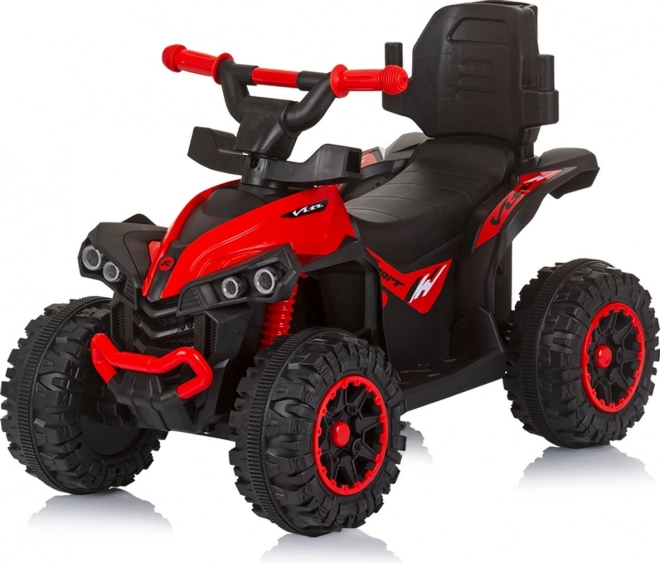 Chipolino loopauto met duwstang en dak ATV rood