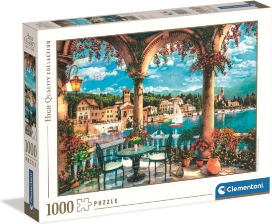 Puzzle 1000 pièces BALCONY VIEW OF LAKE COMO de Clementoni